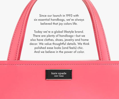 kate spade new york Cute Lunch Bag for Women, Large Capacity Lunch Tote, Adult Lunch Box with Silver Thermal Insulated Interior Lining and Storage Pocket (Strawberries)