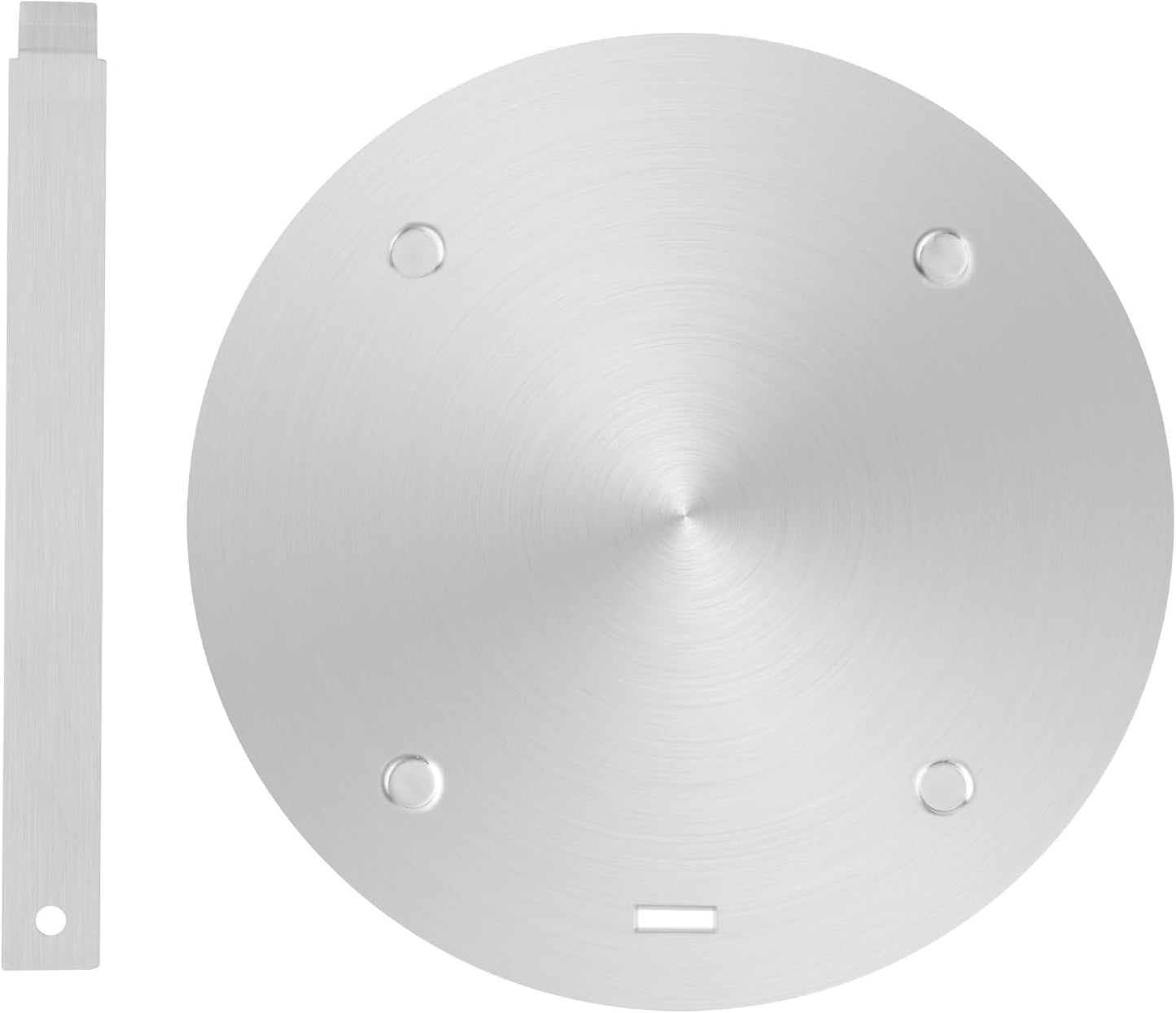 Induction Cooktop Adapter Plate, Lifenergric Stainless Steel Heat Diffuser for Gas Stove, 11inch with Detachable Handle