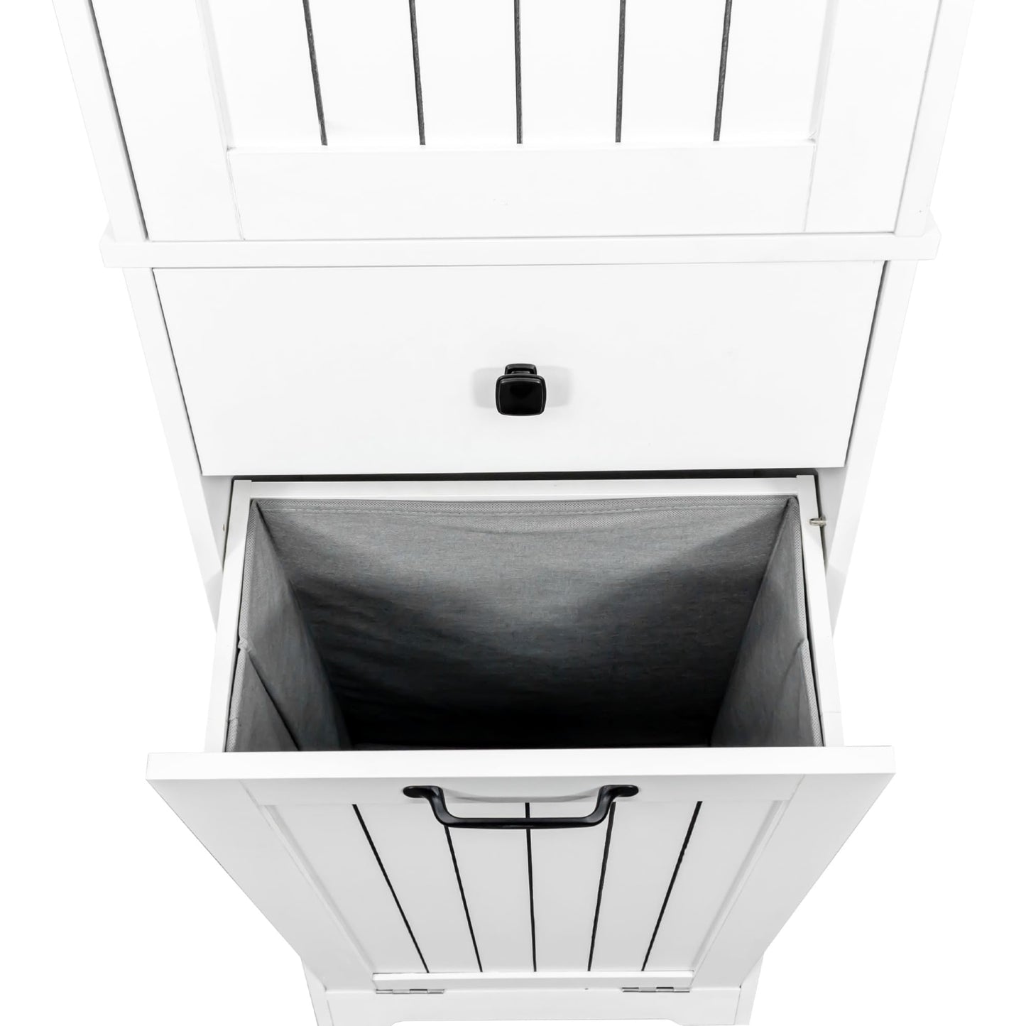 ELEMENT ACE Laundry Cabinet with Storage Shelves and Removable Hamper Baskets