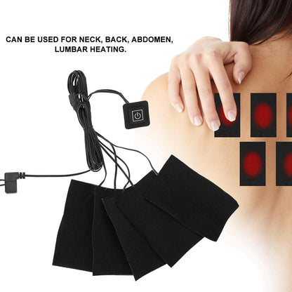 Portable USB Heater, Convenient Washed and Folded Electric Fabric Heater, Heating Pad for Indoor Outdoor Use