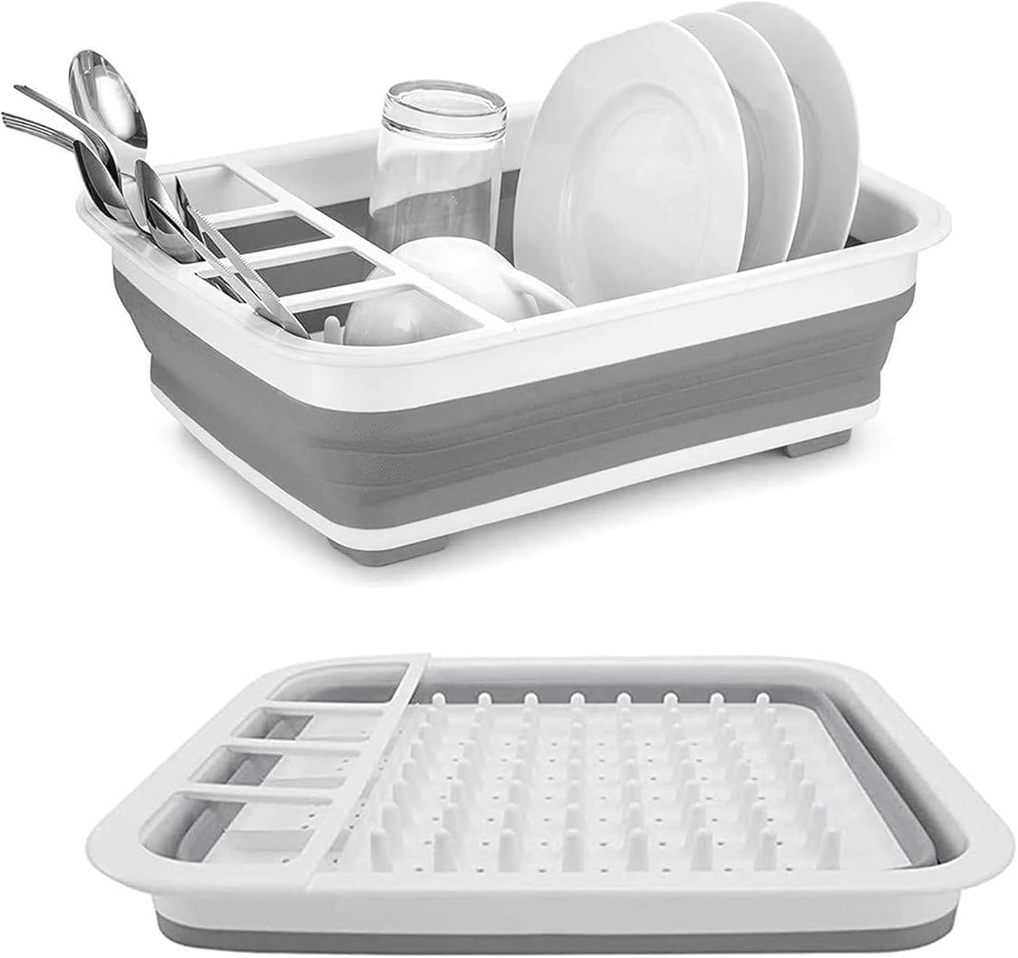 Drying Rack Kitchen, Dish Drying Rack, Collapsible Dish Racks for Kitchen Counter, Suitable for Kitchens, Motorhomes,