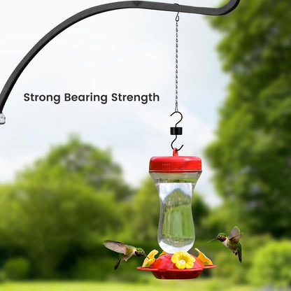 Yenmoz Metal Ant Moat Hooks, 5 Sets Feeder Hanging Chains and Brushes for Hummingbird Feeders