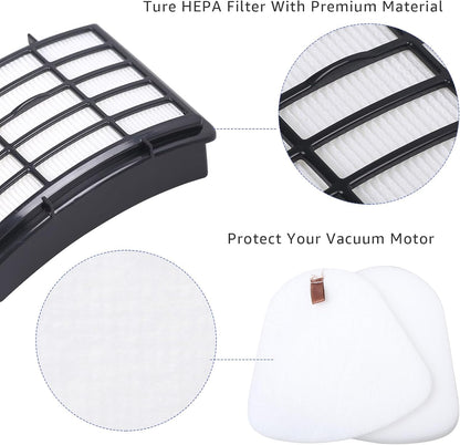 Shark HEPA Filter Set - 1 HEPA & 4 Foam/Felt Filters for Navigator Lift-Away NV350 Series