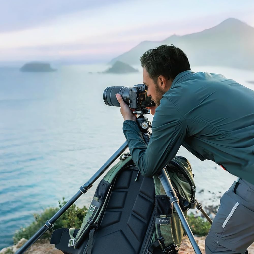 FALCAM TreeRoot Carbon Fiber Small Tripod R140T, 4-Section Legs,Quick Lock Tripod Only-T00A4904