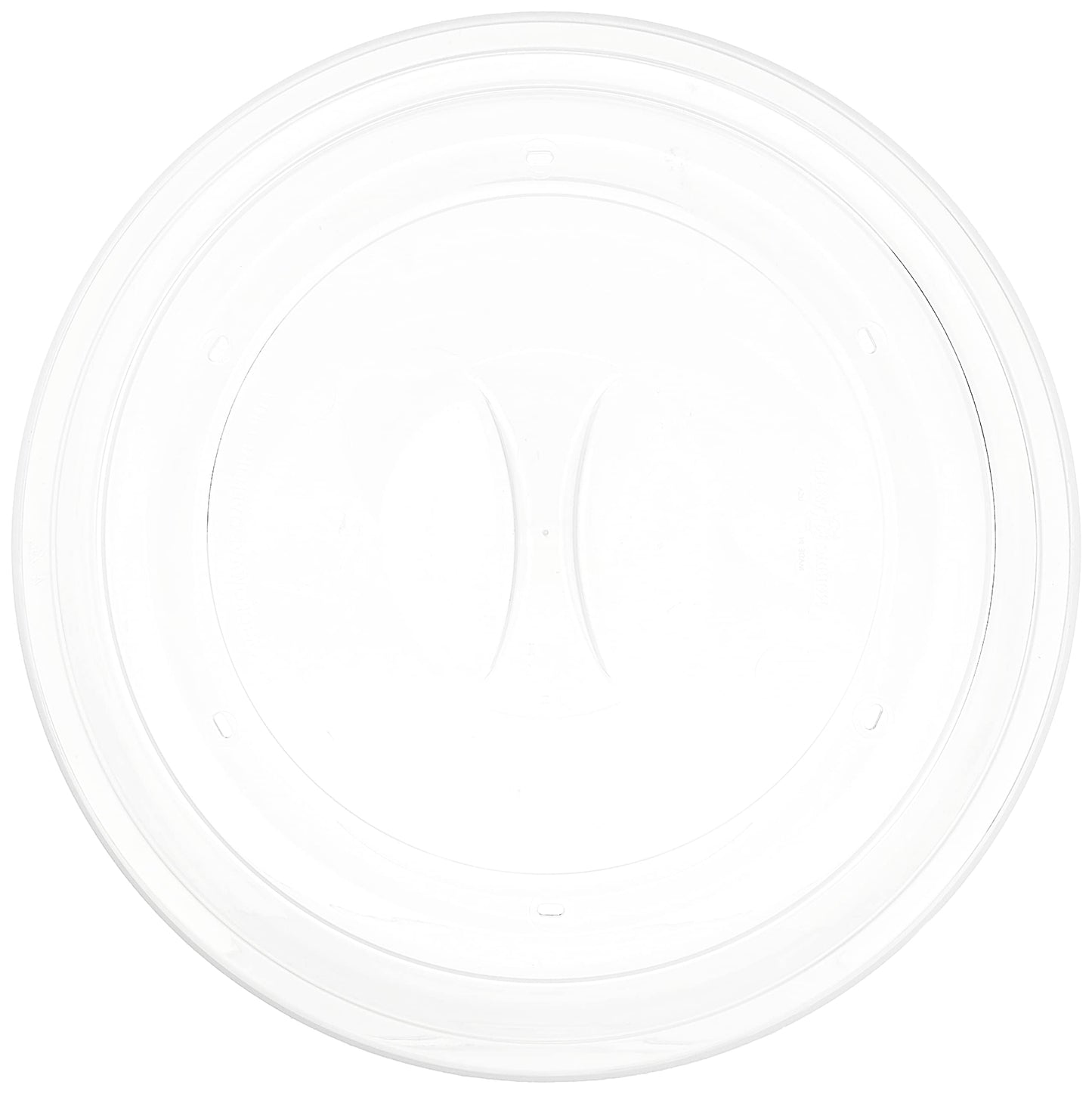 Nordic Ware BPA-free and Melamine Free Plastic Splatter Microwave Cover, 10-Inch (Set of 2), Clear