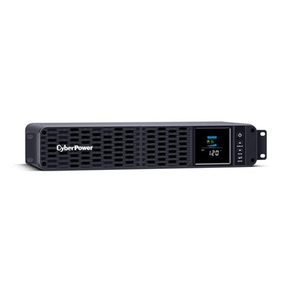 CyberPower CP1500PFCRM2U PFC Sinewave UPS Battery Backup and Surge Protector, 1500VA/1000W, 8 Outlets, AVR, Short Depth 2U Rackmount; UL Certified