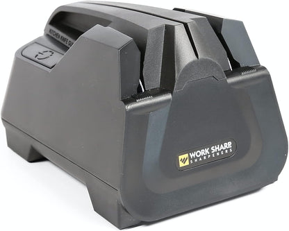 Work Sharp Electric Kitchen Knife Sharpener - Get knives ready for cookouts and BBQ's- Fits in Kitchen Drawer, Sharpens every time, fast & easy
