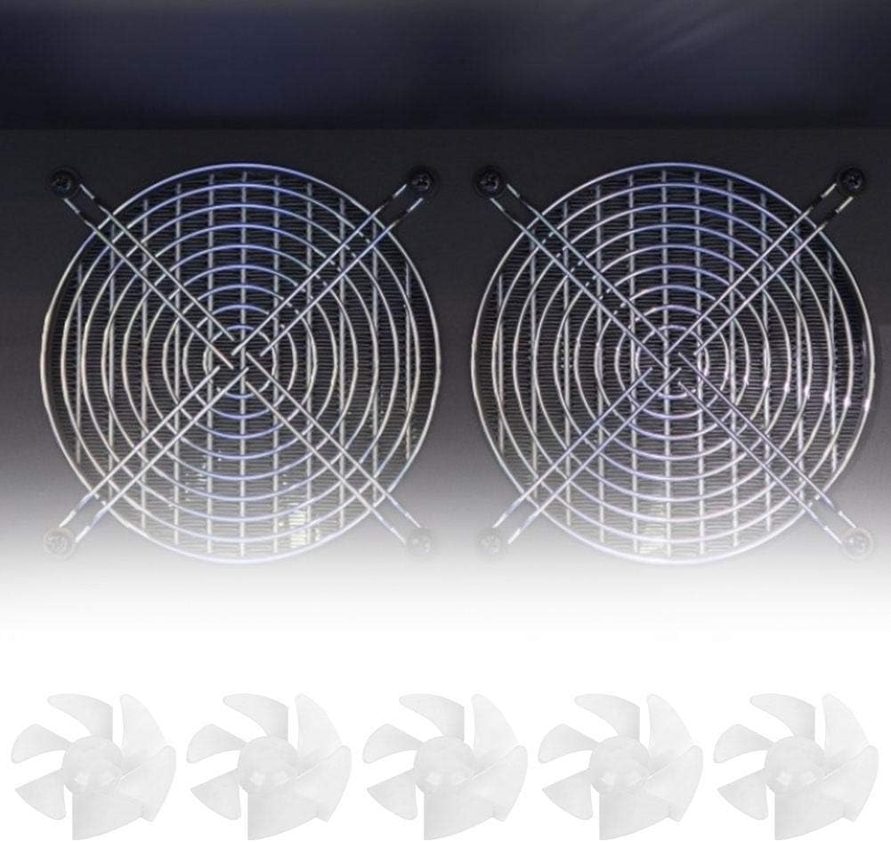 10Pcs Mini Plastic Fan Blades, Small Power Hair Dryer Fan Leaves Motor Accessories Replacement