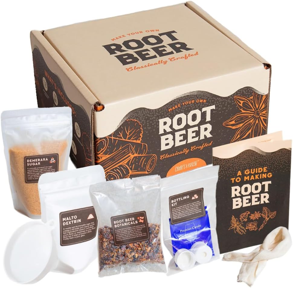 1 Craft A Brew - DIY Make Your Own Craft Root Beer - Complete Equipment and Supplies - Starter Home Brewing Kit
