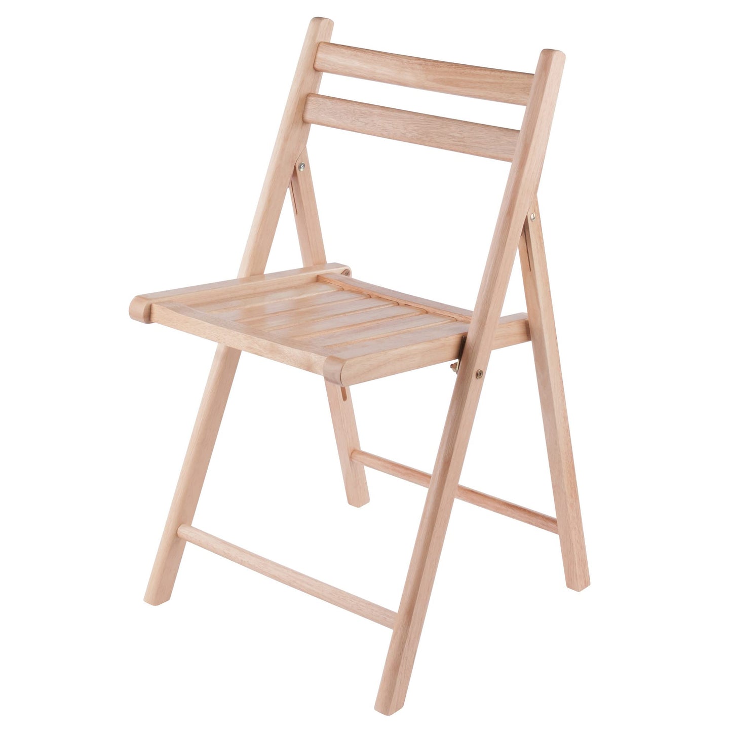 Winsome Delaney 5-PC Set Folding Table and Chairs Natural Finish