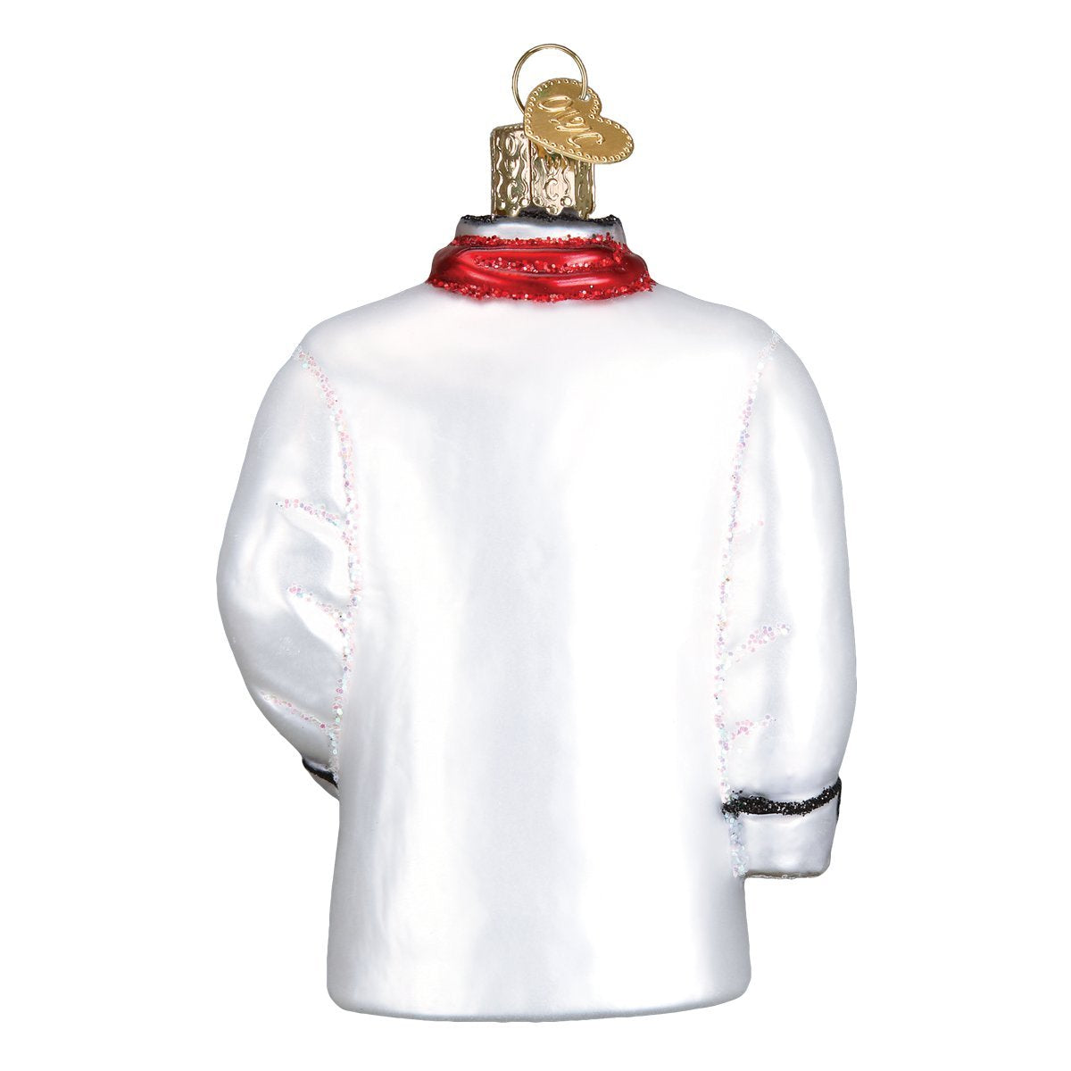 Old World Christmas Chef's Coat Glass Blown Ornament for Christmas Tree 4x4