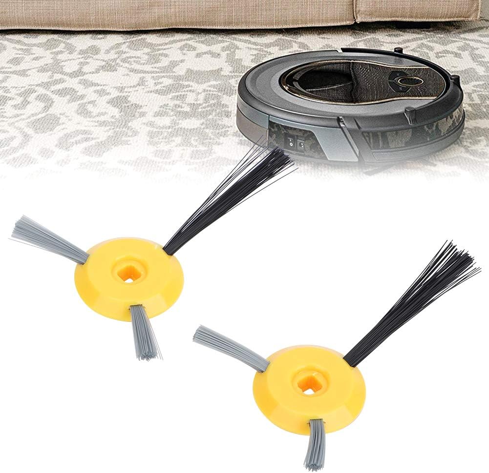 Zerodis Vacuum Cleaner Side Brush, 4pcs Sweeping Side Brush for Shark Rv750 Rv700 Robot Vacuum