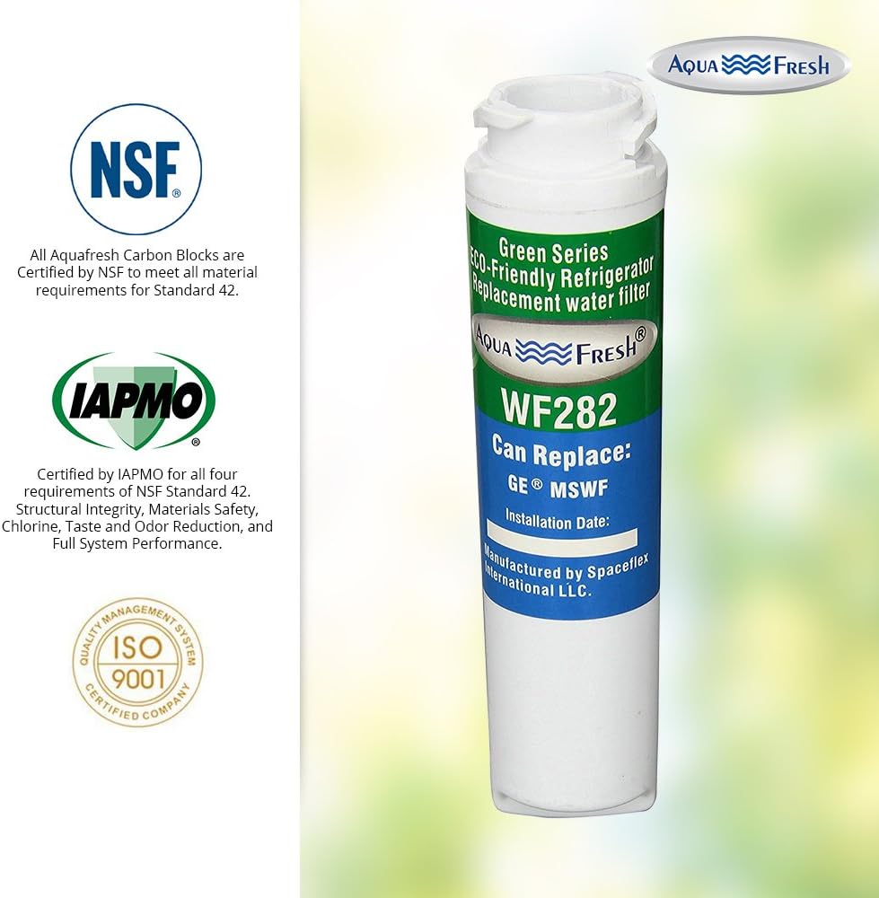 Aqua Fresh GE MSWF Water Filter Replacement Compatible with GE MSWF, 1 Pack