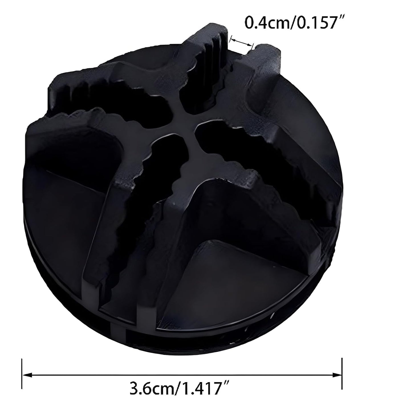 HOWDIA 3.6 cm ABS Plastic Wire Cube Connectors - 50 Pack - Quick Snap-On Fit for Small Animal Playpen