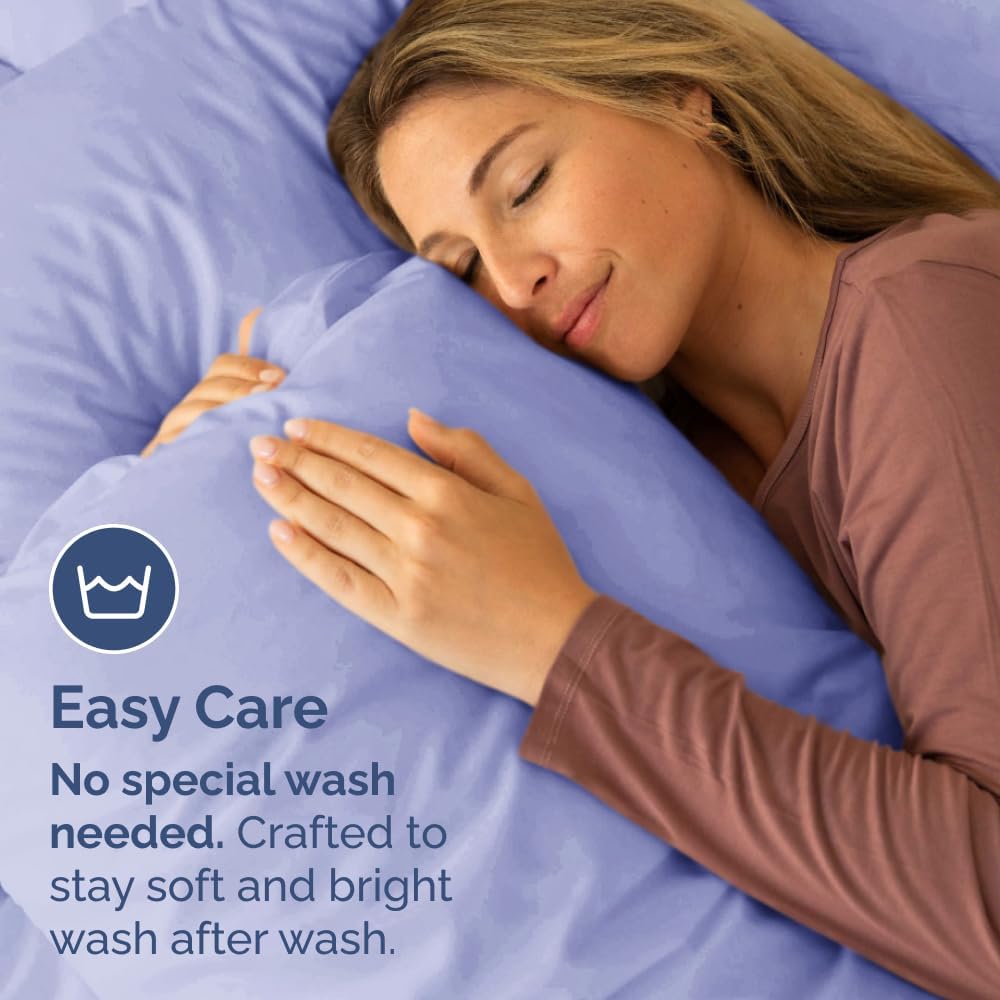 Queen Pillow Cases by [Brand Name] - Ultra Soft Hotel Quality Covers | Wrinkle-Free & Fade Resistant - 2 Piece Set in Lavender
