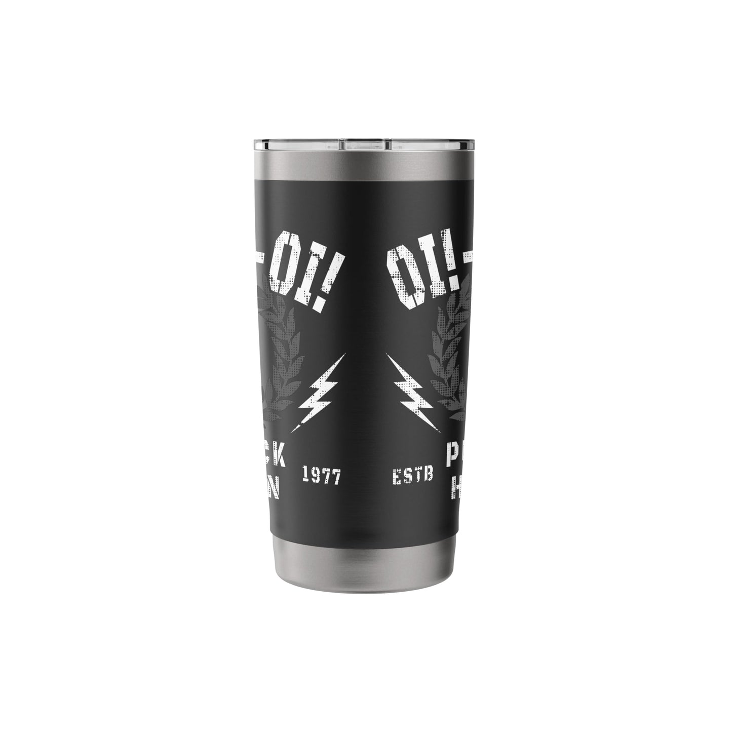 Oi Oi Oi Punk Rock Hooligan - Vintage Oi Punk Stainless Steel Insulated Tumbler