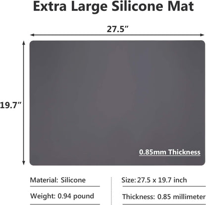 Gartful Extra Large Silicone Mats for Countertop - 28" by 20" Nonstick Nonskid Heat-Resistant Pad, 2PCS