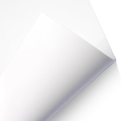 Exactly Rubber - White Silicone Sheet, 60A Durometer Silicone Mat, Food-Grade Rubber Mat with -80 to 450°F Temperature Resistance, 400% Elongation, Silicone Placemat Made in The USA, 1/16 x 9” x 24