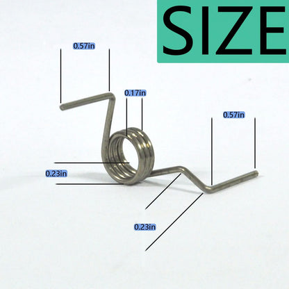 French Refrigerator Door Metal Torsion Spring for Samsung Models DA81-01345B RF267AFWP RF267HERS RF268ABBP RF268ABPN