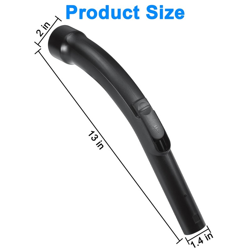 Vacuum Plastic Bent End Hose for Miele S2110, S501, S524 Compact C1,C2,C3,S4,S5 Vacuum Attachments 9442601, 5269091, 5269090, 9442600 Vacuum Cleaner Parts Vacuum Hose