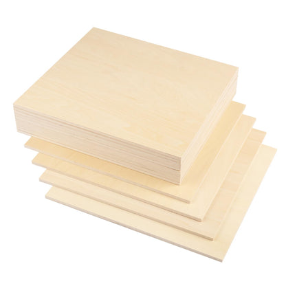 20 PCS 8 Inch Square Basswood Board, Thickness 6 mm, Basswood Sheets, balsa Wood Sheet,Plywood Sheets for Laser, CNC Cutting, Wood Burning, Drawing Painting, Wood Engraving,by GNIEMCKIN