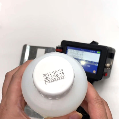 Phezer P16 Handheld Inkjet Printer, 4.3" Screen and Solvent Ink Cartridge, Portable Intelligent Coding Machine for Expiry Date/Time/Barcode/QR Code/Logo