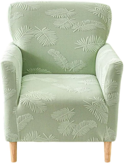 1 Sofa,B11 CRFATOP Stretch Piece Chair Covers with Arms Printed Accent Chair Cover Armchair Flower Soft Banquet