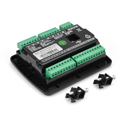 VehiclePro DSE4520 Auto Mains Failure Control Module Self‑Starting LCD Controller,AMF Control Module Automatic Transfer Switch with LCD Display for Electronic Engine Generator Set Applications