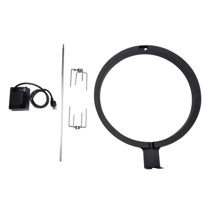 Kamado Joe JoeTisserie Rotisserie Accessory Attachment for 18-inch Classic Joe Grills with Stainless Steel Spit Rods up to 50 lbs of Food, Model KJ-TISSERIENA