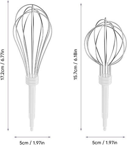 Electric Egg Beater, Handheld Mixer, Cordless Electric Kitchen Handheld Mixer 3 Speed for Cappuccino, Matcha, Dough,
