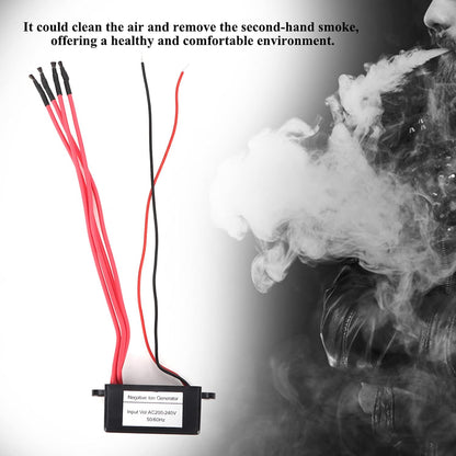 Home Anion Negative Ion Generator, Mini Air Purifier Module, 4 Negative Line for Refrigeration (AC200 240V, AC110V)