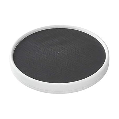 Copco Pro 15-Inch Lazy Susan Turntable, Non-Skid Pantry or Cabinet Organizer for Spices, Condiments, and Bottles, Smooth Rotation, Charcoal Finish