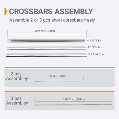 TENBEST Photography Backdrop Roller Support System, 4 Rollers, 120-inch Stainless Steel Crossbars, Wall/Celing/Light Stand Backdrop Mount, Background Support