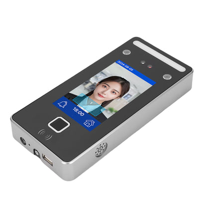 Face Recognition Attendance System, Biometric Time Clock with 4.3" LCD Display, 2000-User Capacity, Dual Camera Access Control for Offices, Hotels, Factories