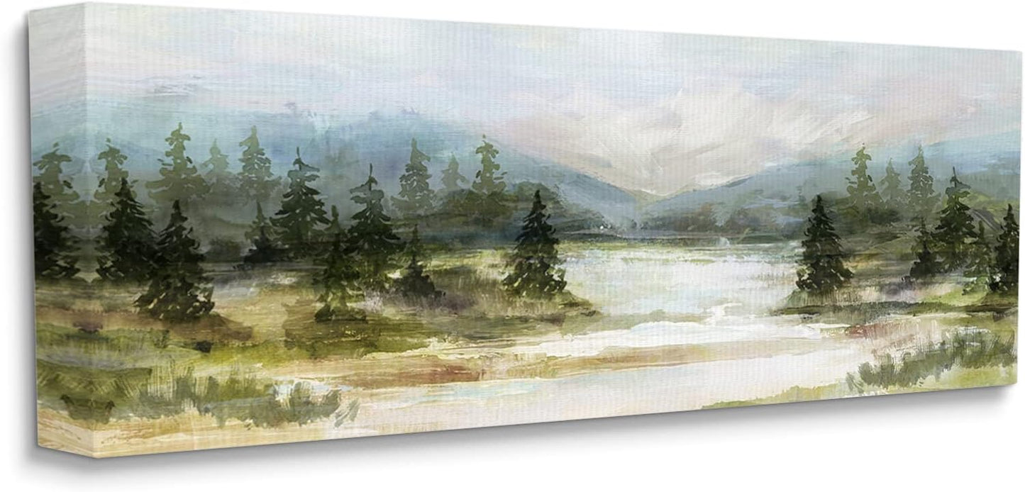 Vast Country Landscape Canvas Wall Art, Rural Mountains Design by Nina Blue, Stupell Industries