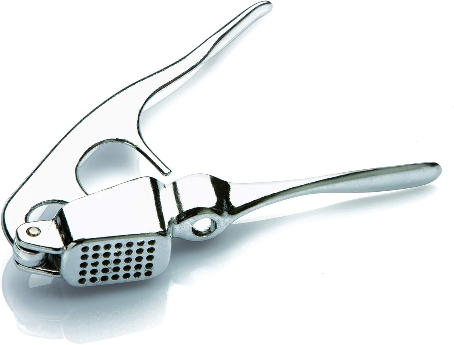 Tredoni Cast Aluminium Garlic Press - Crusher Squeezer Masher & Olive/Cherry Pitter