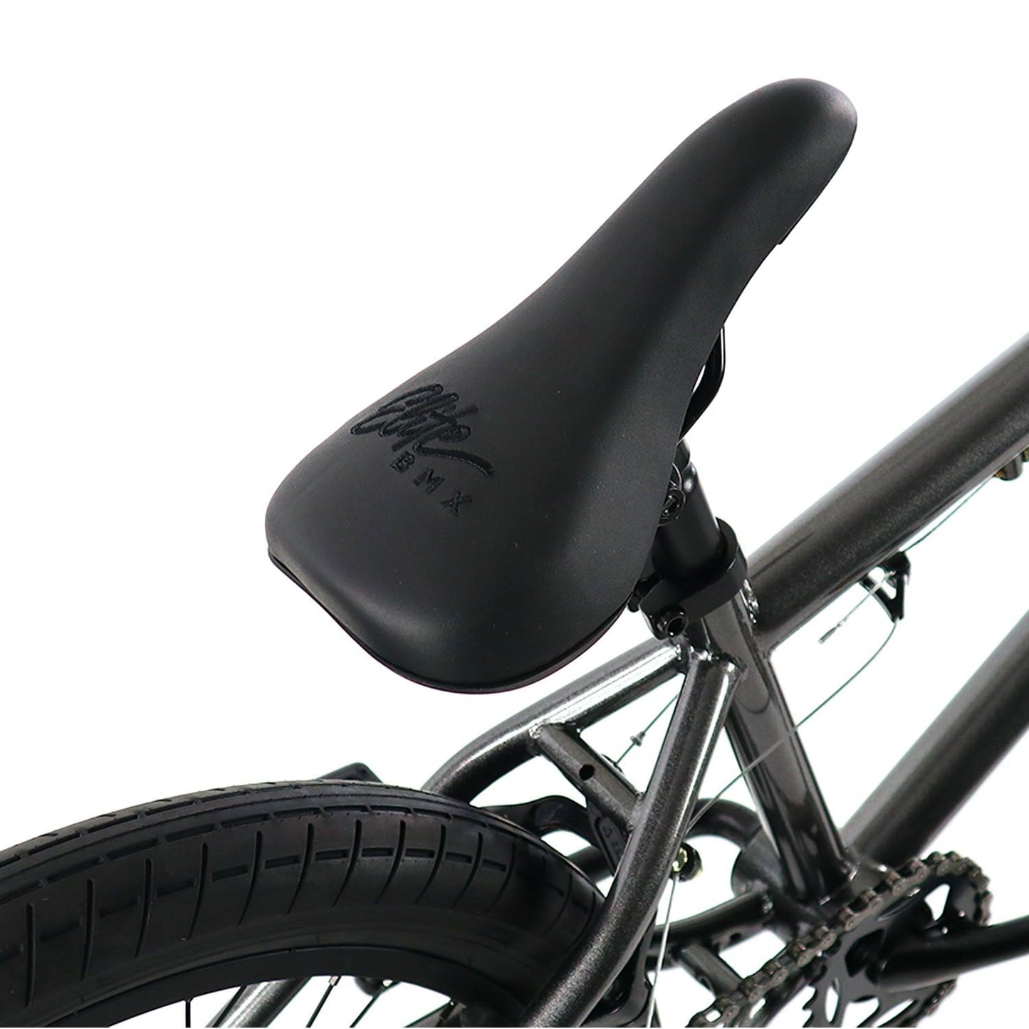 Elite BMX Freestyle Bike, Durable Steel Frame, Available in 16", 18", and 20" Sizes. New Sizes 26" and 29" BMX Bicycles. (Gunmetal, 20")