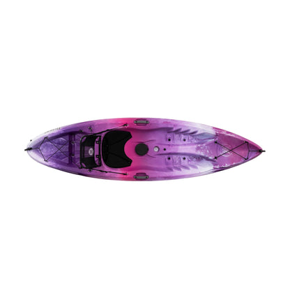 Perception - Tribe 9.5 - Recerational Kayak Sit on Top - Large Rear Storage with Tie Downs - 9.5 ft - Mystic