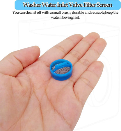 4pcs Washer Water Inlet Valve Filter Screen, Replacement Repair Kit for Washing Machines