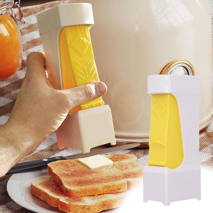 UHAIR Butter Slicer Butter Cutter: with Stainless Steel Blade - Dishwasher Safe - No-Burr Design for 1/4 lb Butter Sticks - Easy Squeeze Slicing - Convenient Butter Dispenser Tool for Kitchen