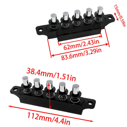 Lovelysp Range Hood Keyboard Switch MQ165, Pushbutton Switch for Various Household Appliances - 1PCS