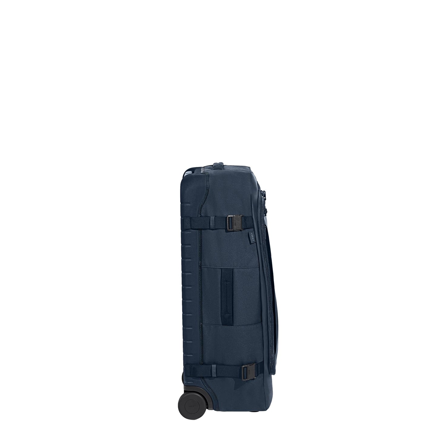 Away Active Rolling Duffle 85L - Large Travel Duffle Bag with Wheels, Durable Checked Luggage Suitcase for Men & Women, Foldable Weekender Bag, Navy Blue