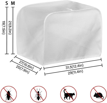 Red Toaster Cover, Quilted 4 Slice Toaster Cover, Kitchen Small Appliance Covers, Fits Most Standard 4 Slice Toasters