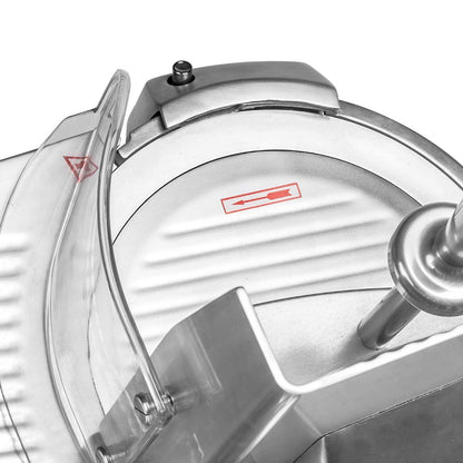 12" Commercial Meat Slicer, Stainless Steel Blade Electric Deli Meat Cheese Food Ham Slicer Commercial and for Home use 370W Zica [ETL]
