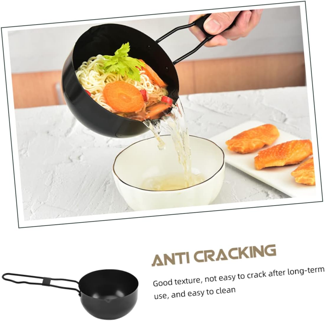 Mini Wok Stew Pot with Handle, Multi-Functional Cooking Pot for Home Stove, Iron Kitchenware