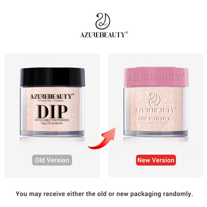 AZUREBEAUTY Dip Powder Nail Kit Starter, All Season Skin Tone Nude Brown 4 Colors Acrylic Dip Powder Liquid Set with Base/Top Coat Activator for French Nail Art Manicure DIY Salon Gifts
