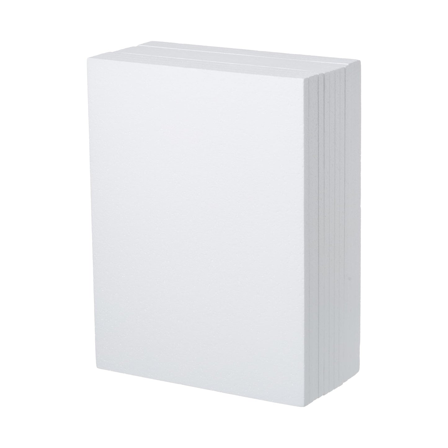 Crafare 12 Pack Craft Foam Blocks 16X12X0.5in EPS Polystyrene Boards Rectangle for Arts School Projects Sculptures Floral Arrangements Modeling and Centerpieces