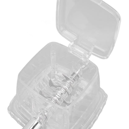 Manual Ice Crusher, Portable Ice Crusher Hand Crank Ices Ice Shaver and Snow Cone Machine Manual Ices Grinder IceChopper for Fast Coarse(Transparent)