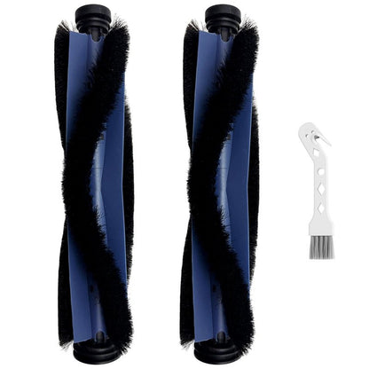 Auoiian 2-Pack Replacement Rollers Brushes for eufy X10 Pro Omni Robot Vacuum - Washable Main Brush Set with Cleaning Tool- Compatible Only with X10 Pro Omni