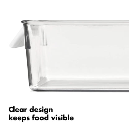 OXO Good Grips Fridge Organization Bin 8 in x 10 in - for Deli Meats, Cheeses, Loose Fruits and More